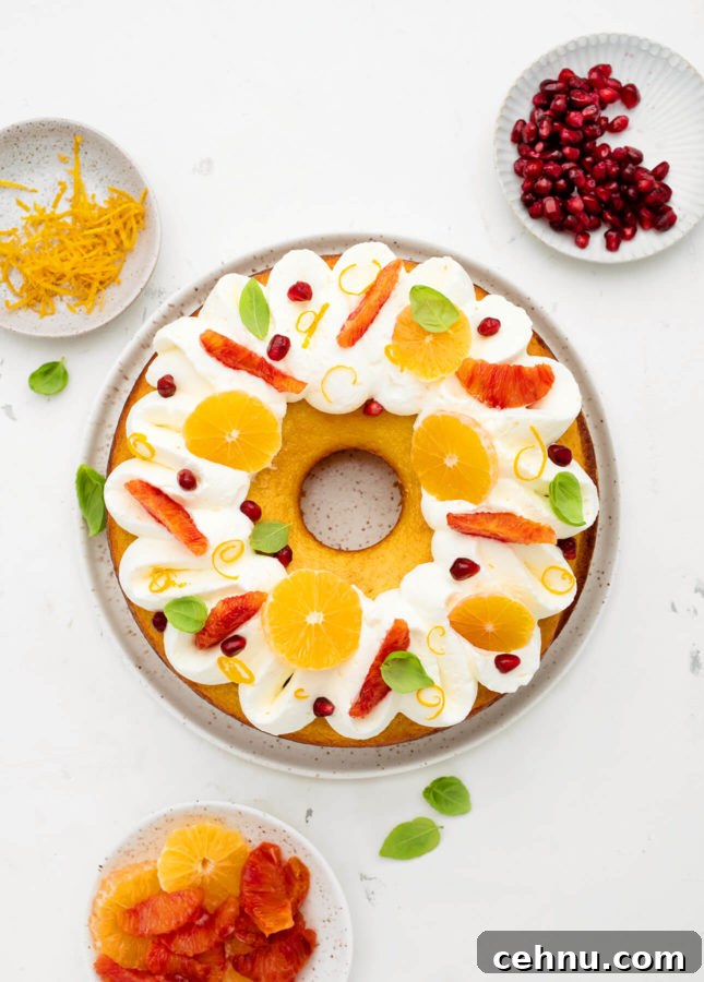 Moist Orange Yogurt Cake Recipe with Citrus Whipped Cream 5 Easy Orange Yogurt Cake with Citrus Whipped Cream // FoodNouveau.com