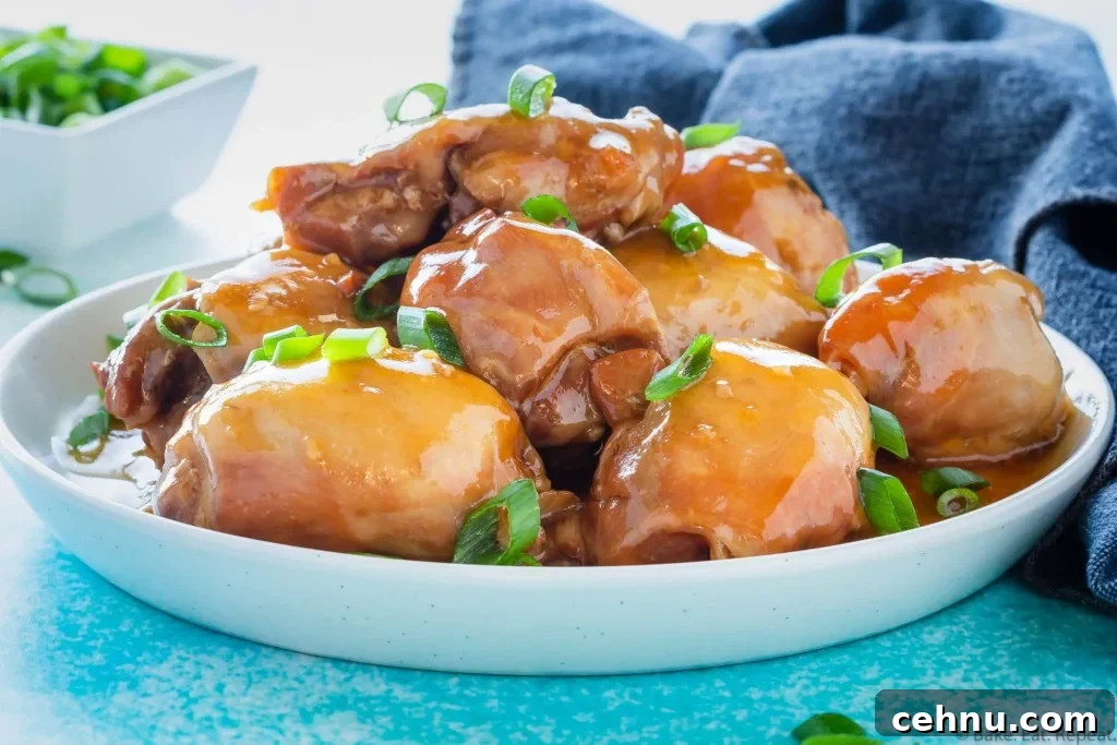 Instant Pot Honey Garlic Chicken Thighs Recipe 3 instant pot honey garlic chicken