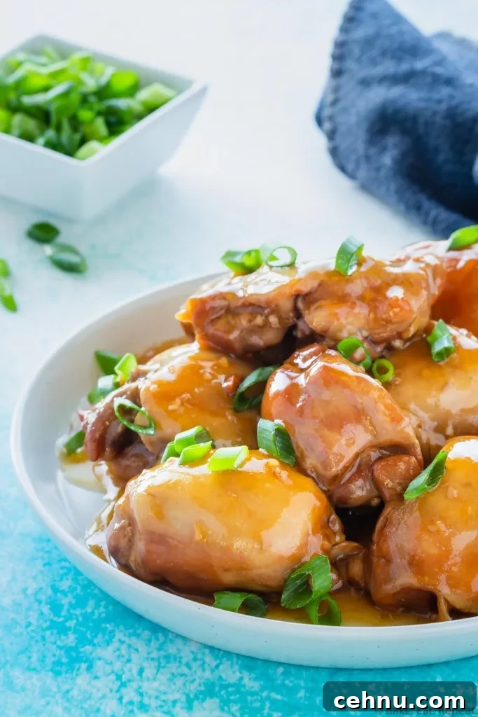 Instant Pot Honey Garlic Chicken Thighs Recipe 4 instant pot honey garlic chicken thighs