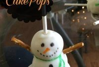 Snowman Cake Pops Recipe for Holiday Parties