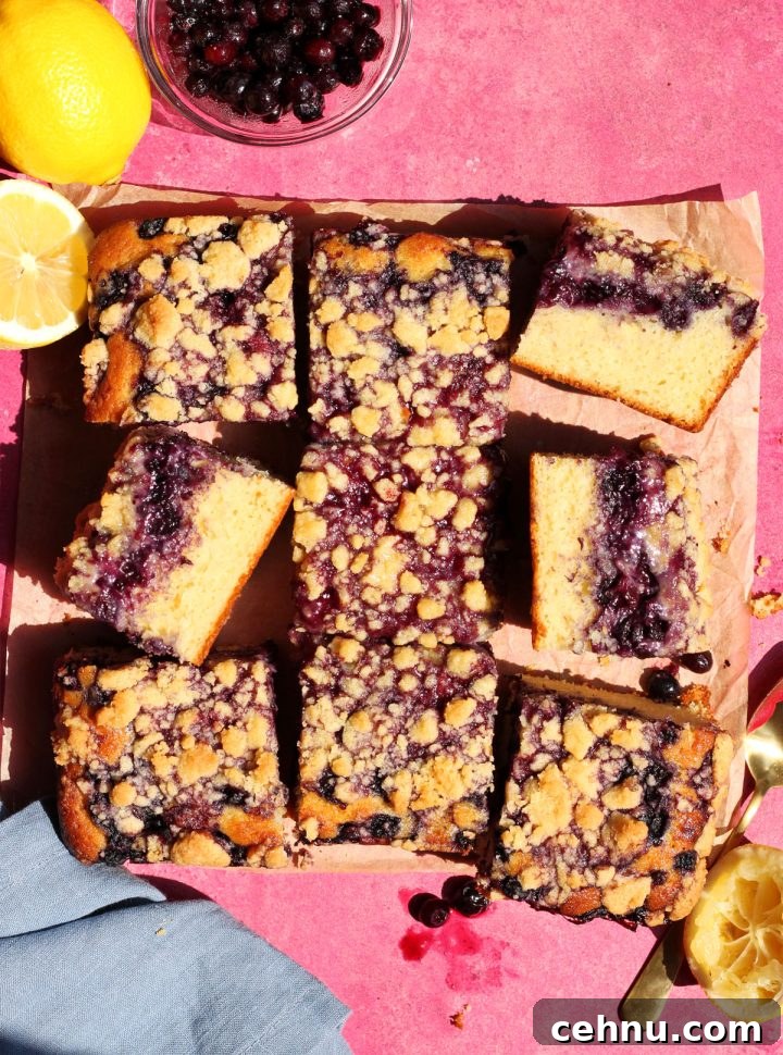 Lemon Blueberry Crumb Cake Recipe 4 blueberry crumb cake