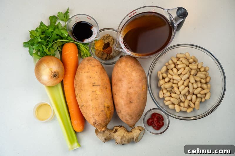 Ingredients for this soup