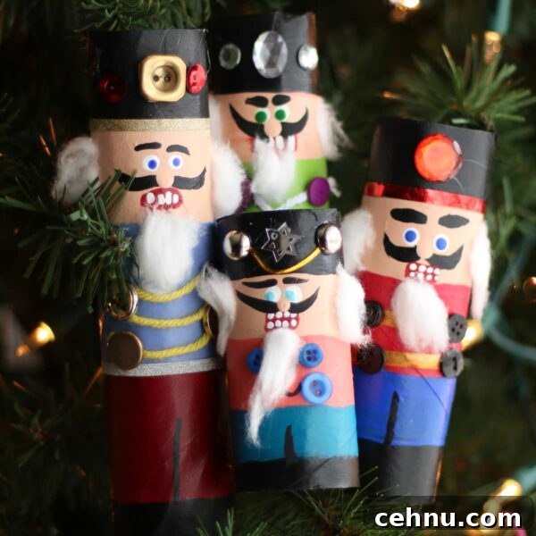 More Than 30 Toilet Paper Roll Crafts and Activities for Kids 7 Toilet Paper Roll Nutcrackers square image