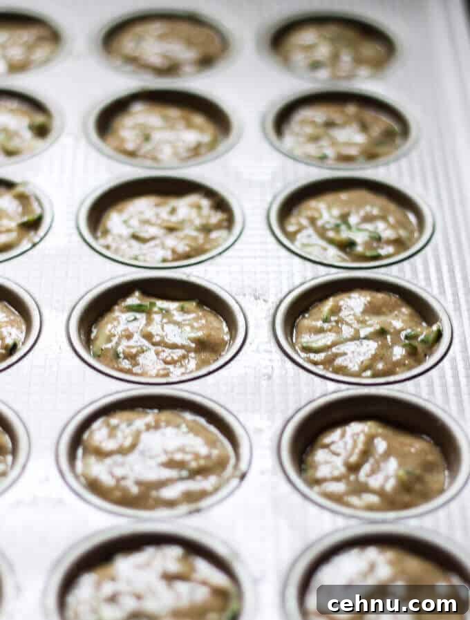 Moist Mini Zucchini Muffins Recipe 6 Healthy Mini Zucchini Muffins - easy bite-sized whole wheat zucchini muffins for kids and breakfast.