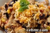 Chicken-taco-and-rice-skillet-dinner-recipe-one-pot-meal