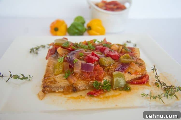 Pan fried Mahi Mahi with Creole sauce