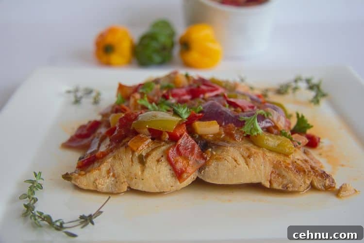 Creole Mahi Mahi on plate