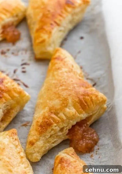 puff pastry recipe idea with apples for a party