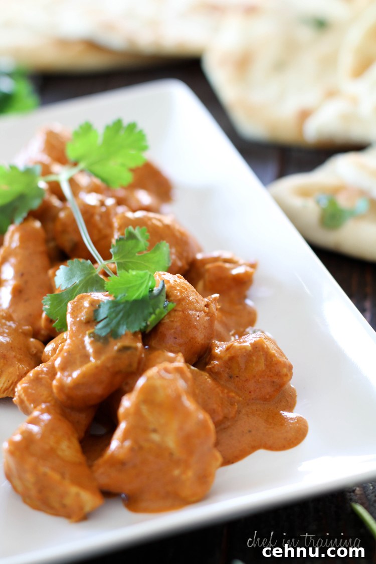 Chicken Tikka Masala on chef-in-training.com ...This dinner is JAM PACKED with delicious flavor and is surprisingly super easy to make! #dinner #recipe