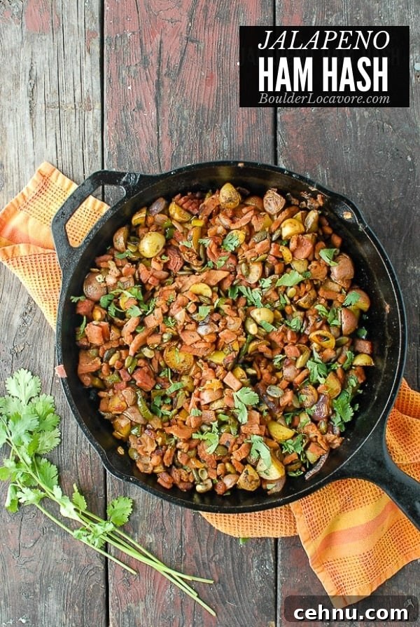 Jalapeno ham hash