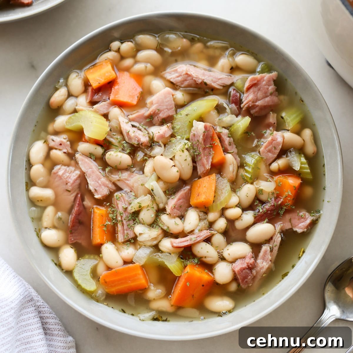 Ham and white bean soup