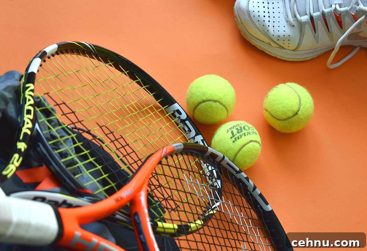 Quick Strategies to Maximize Hydration Benefits 4 tennis rackets and tennis balls