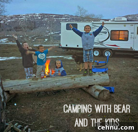 5 Ways to Show Your Dog Love and Save on NexGard Today 4 bear and kids camping