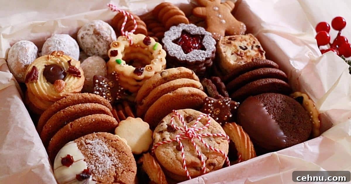 Classic Butter Cookies Recipe 9 assorted butter cookies made from one dough