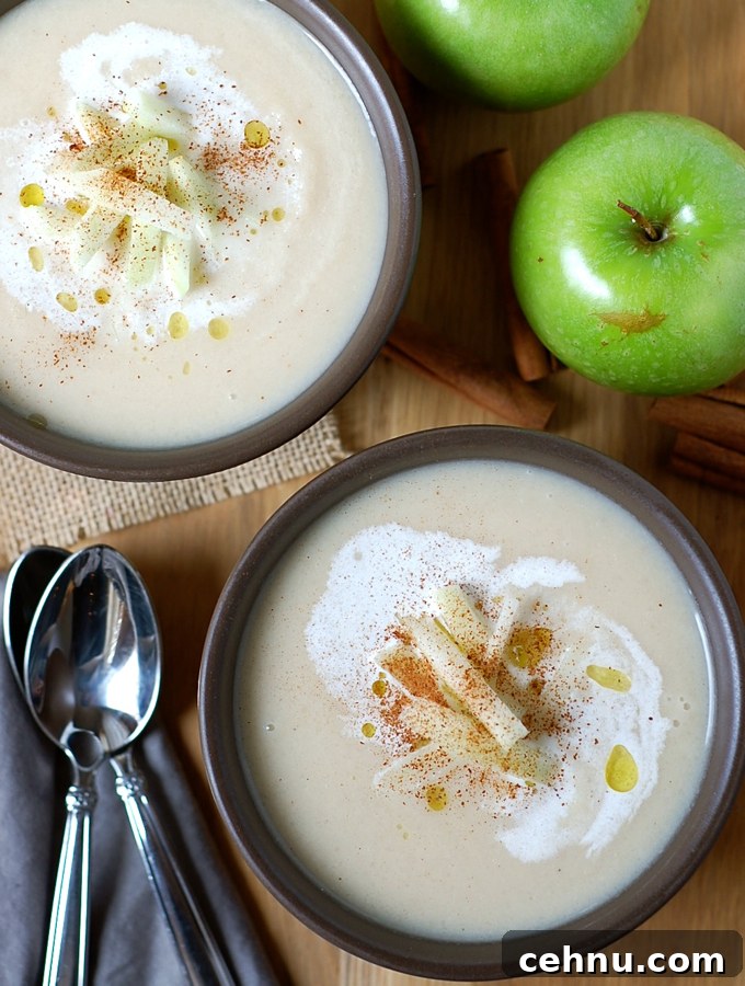 Cinnamon Apple Turnip Soup