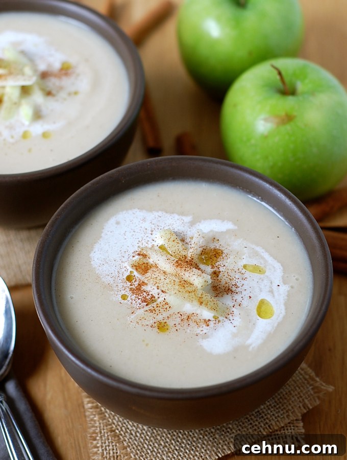 Cinnamon Apple Turnip Soup