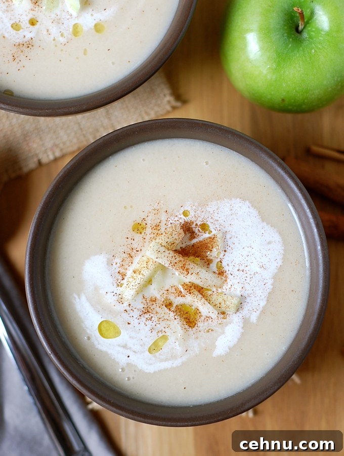 Cinnamon Apple Turnip Soup