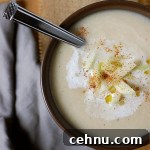 Cinnamon Apple Turnip Soup