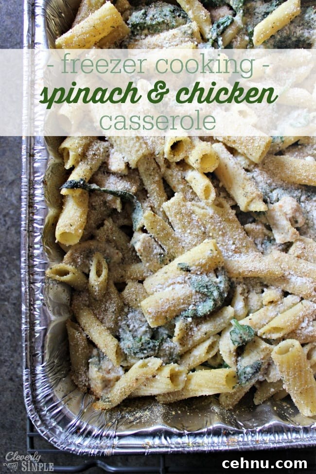 Spinach and Chicken Alfredo