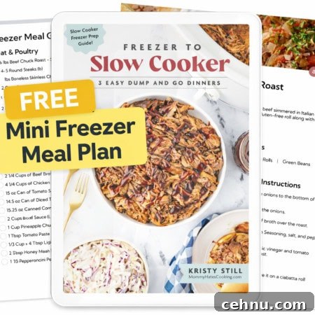 Free mini freezer meal guide
