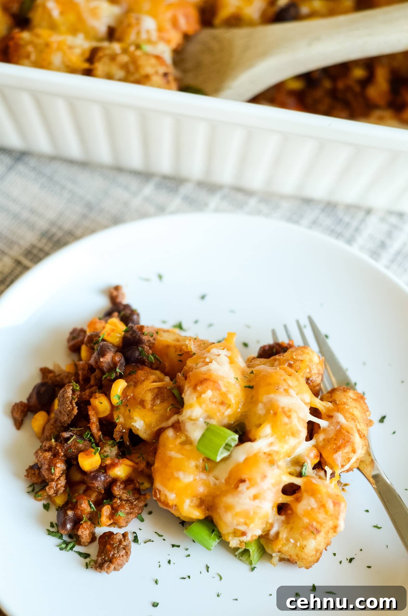 Tater Tot Taco Casserole