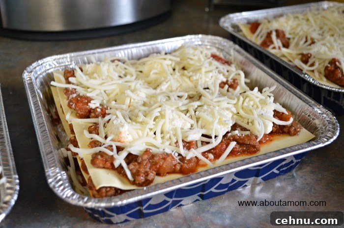 Lasagna Freezer Meal