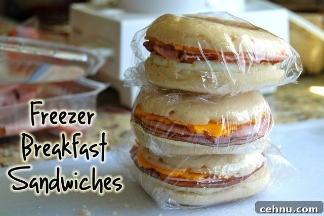 Freezer Breakfast Sandwiches