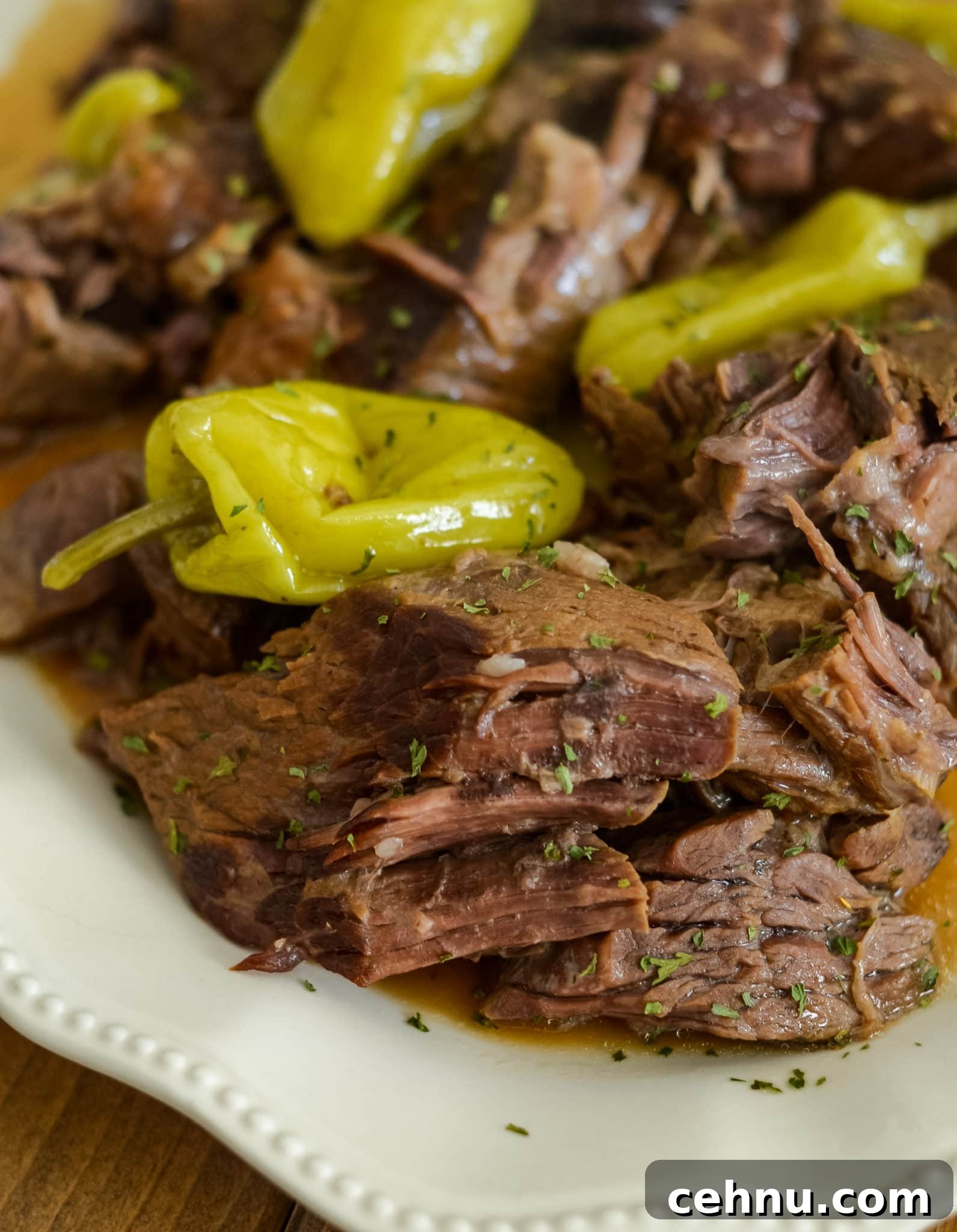 Slow Cooker Mississippi Pot Roast