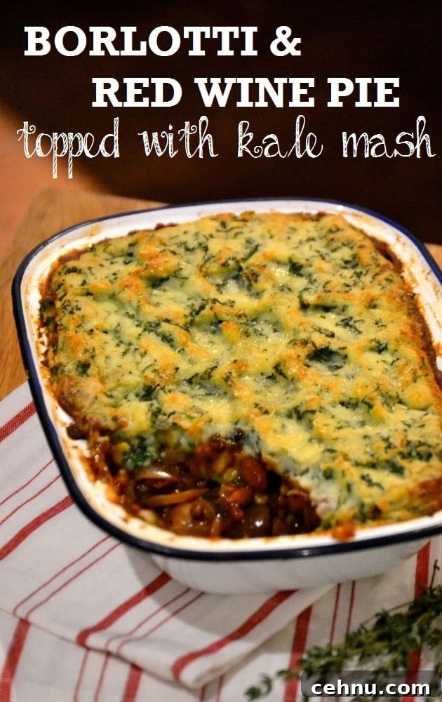 Borlotti & Red Wine Pie