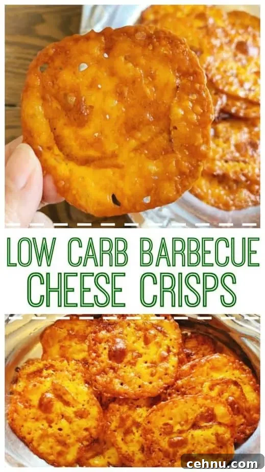 ow carb barbecue cheese crisp pin