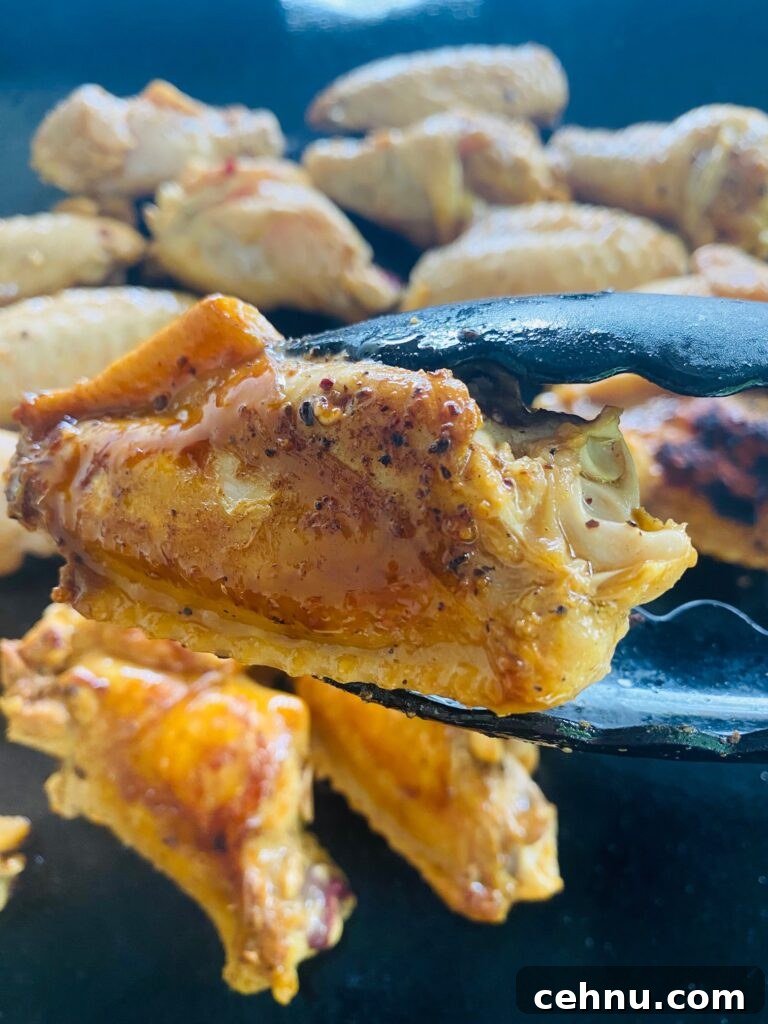 Griddle-Crisped Lemon Pepper Chicken Wings 5 flipping the Griddle Lemon Pepper Wings
