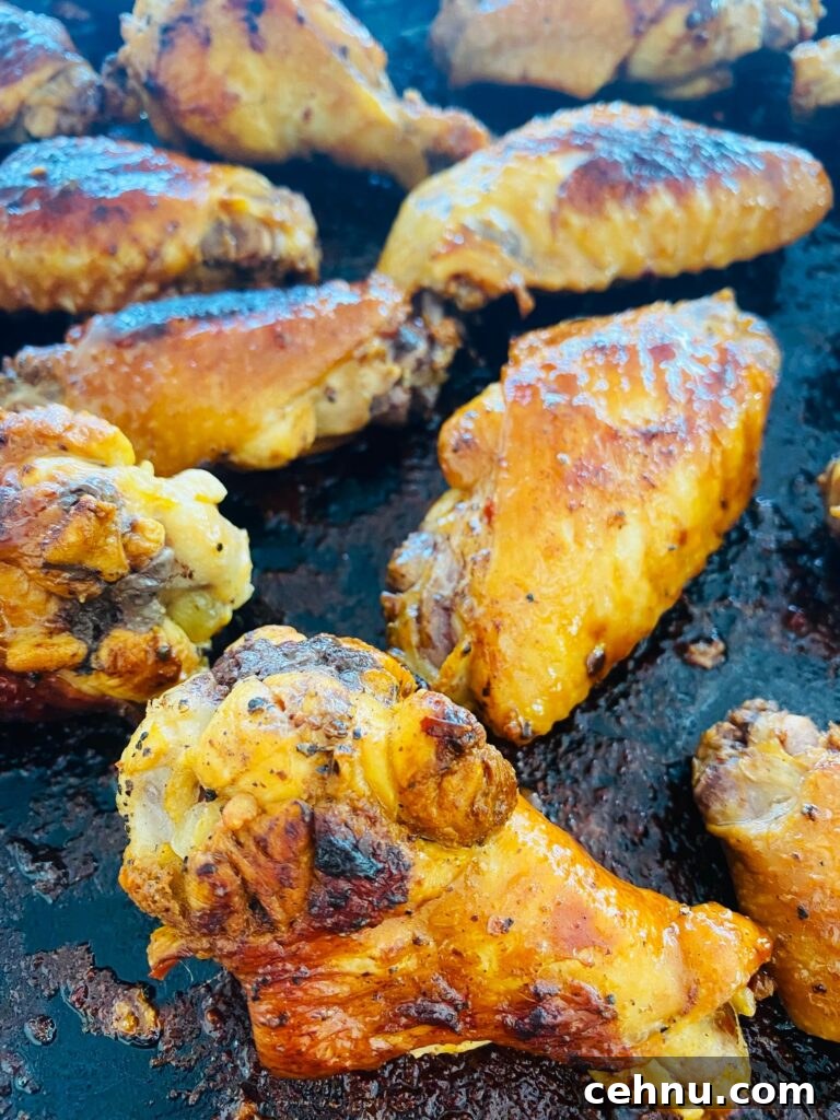 Griddle-Crisped Lemon Pepper Chicken Wings 6 Griddle Lemon Pepper Wings