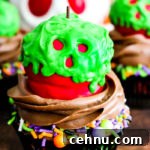 Poison Apple Cupcakes