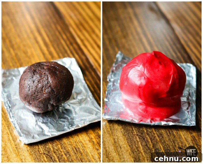 Cake Pops in Red Candy melts