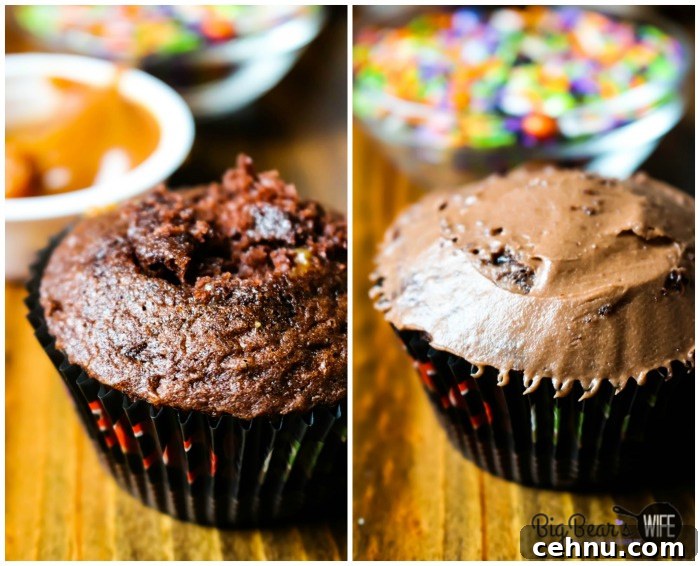 Poison Apple Cupcakes