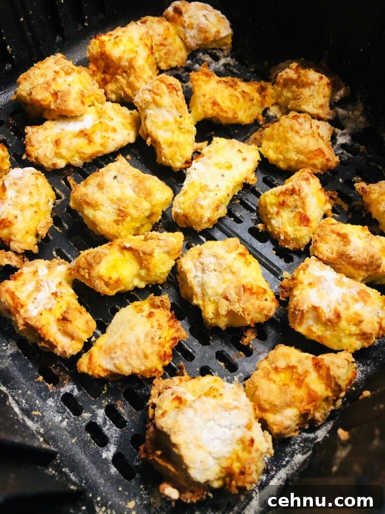 chicken bites in air fryer after cooking