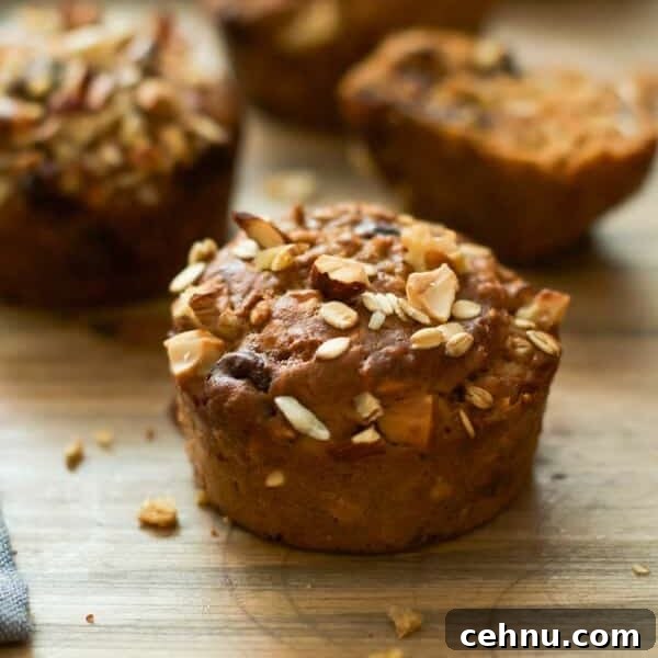 Easter Menu Ideas: Brunch, Dinner and Dessert Recipes 29 Close up of a gluten-free carrot muffin.