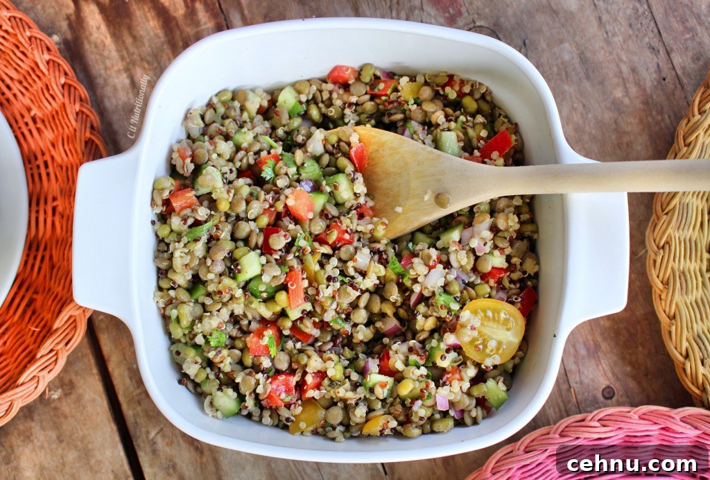 Mung Bean Salad in Dish