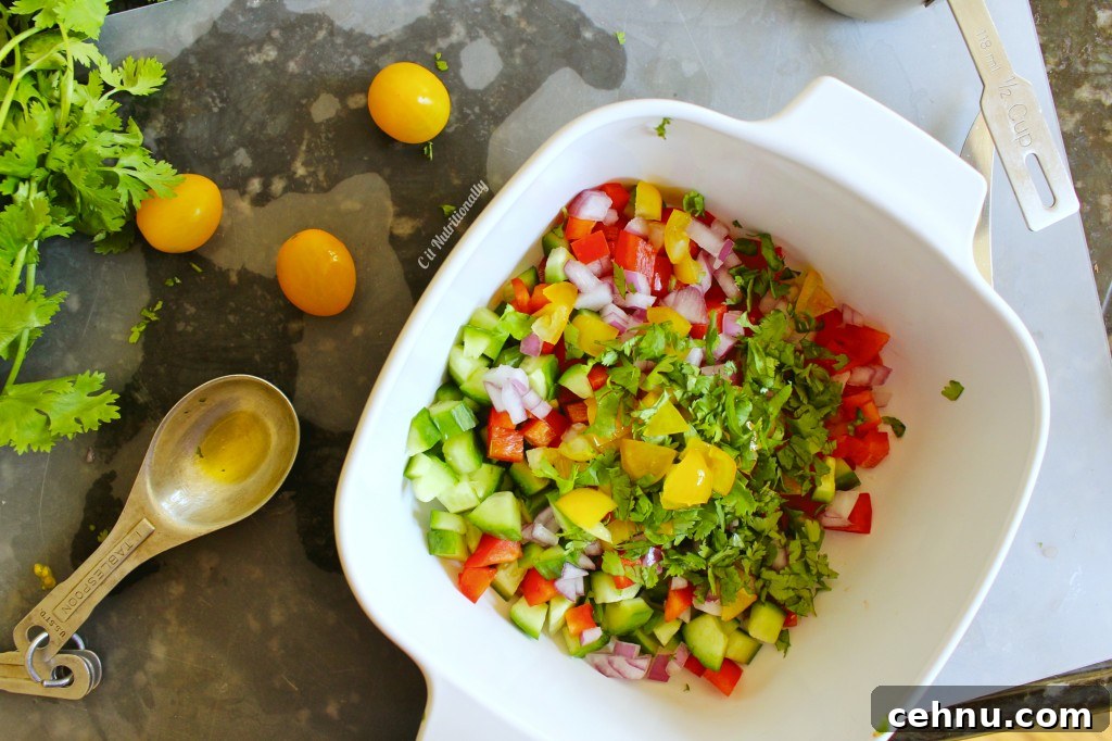 Ingredients for Mung Bean Salad