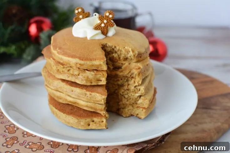gingerbread pancakes