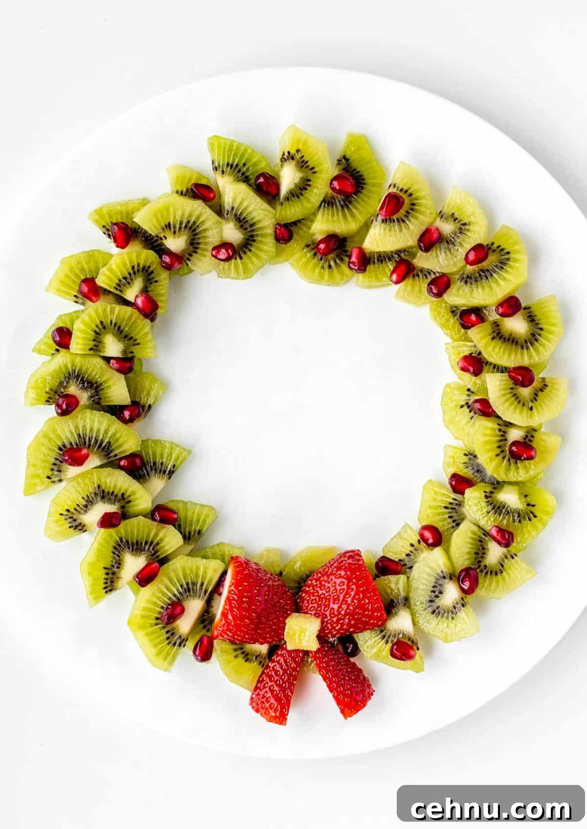 christmas fruit wreath