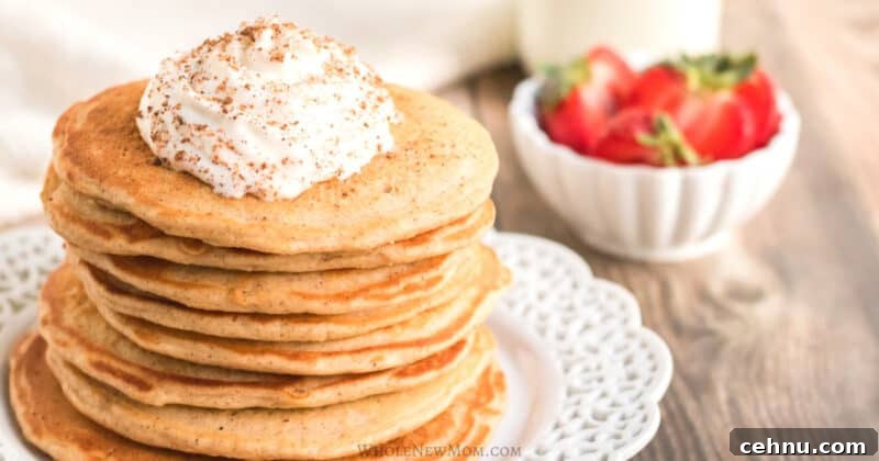 eggnog pancakes