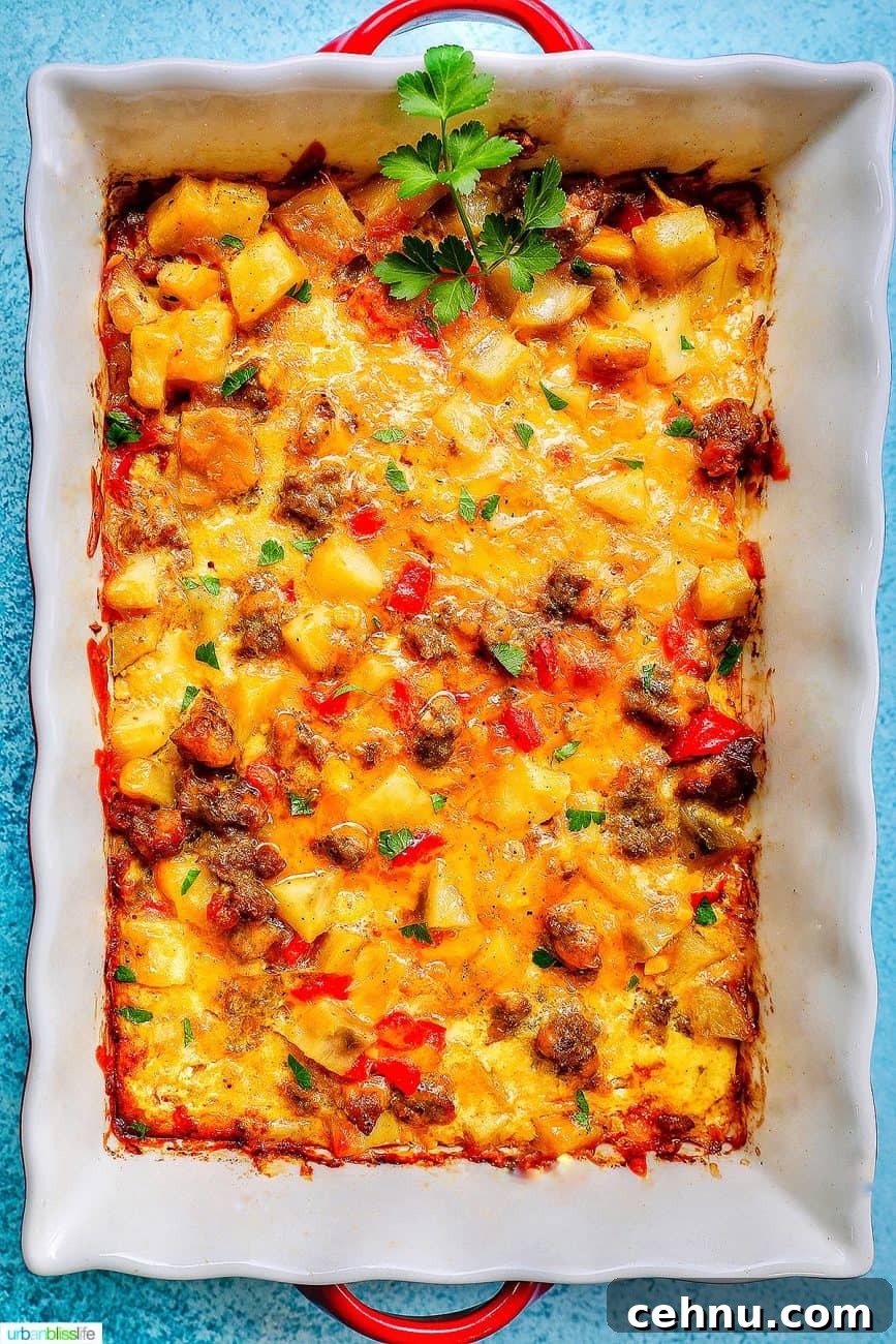 overnight breakfast casserole
