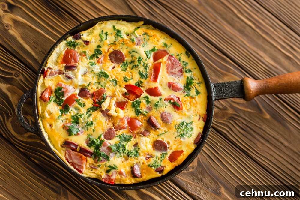 sausage frittata