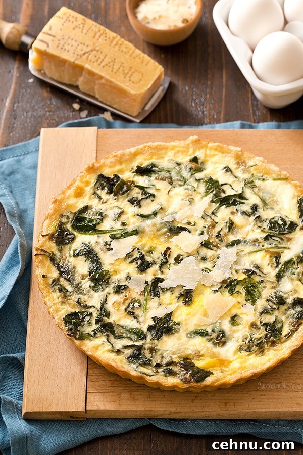 spinach quiche