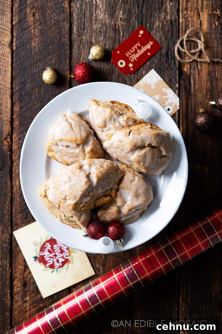 gingerbread scones