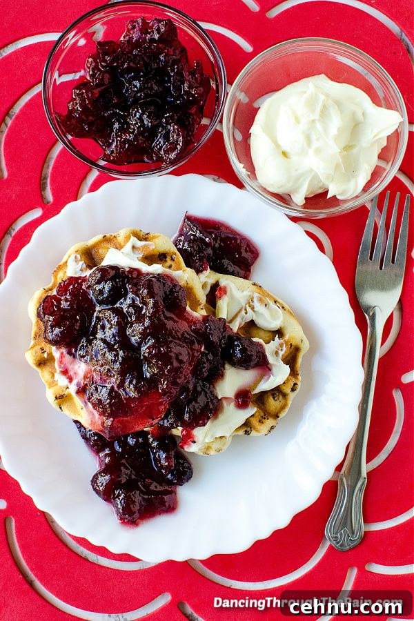 cinnamon roll waffles