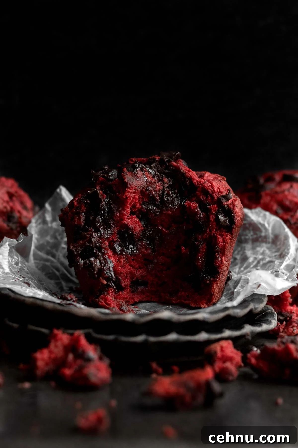 red velvet muffins