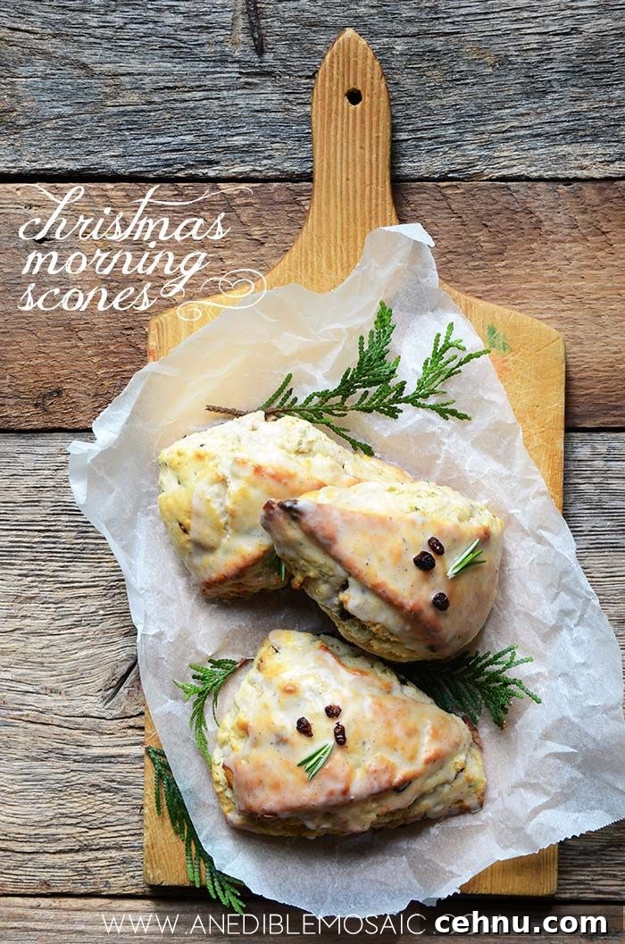 Christmas morning scone