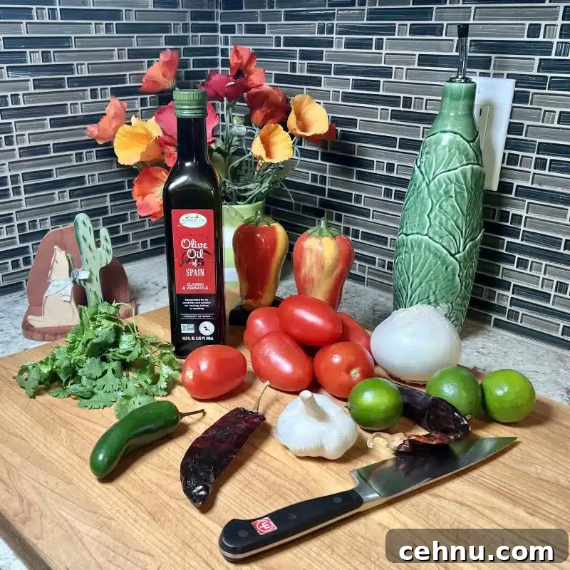 Authentic Mexican Salsa Roja Recipe 7 Roasted Tomatoes for Salsa